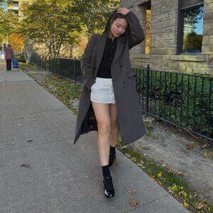 SHOP CIDER FAUX PATENT LEATHER CHUNKY HEELED MARY JANE SHOES